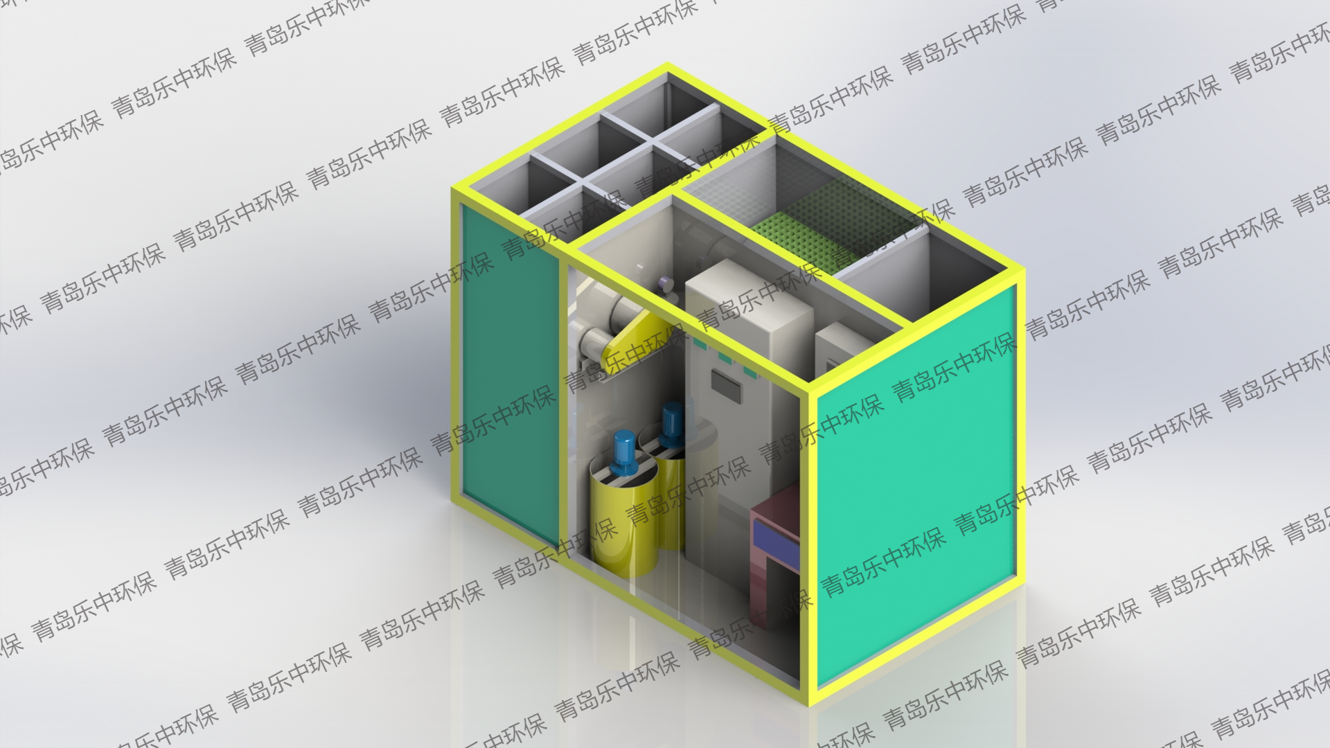 農(nóng)村集中供水凈化一體化凈水設備_一體化凈水裝置_青島樂中